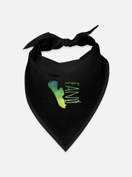 Fanoe - Bandana Dreieckstuch - Schwarz