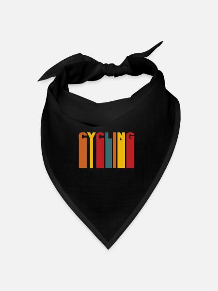 Radsport - Bandana Dreieckstuch - Schwarz