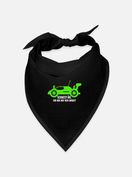 Schatz? Äh, Ich bin auf der Arbeit Modellbau RC C - Bandana Dreieckstuch - Schwarz