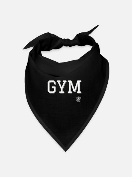 gym - Bandana Dreieckstuch - Schwarz