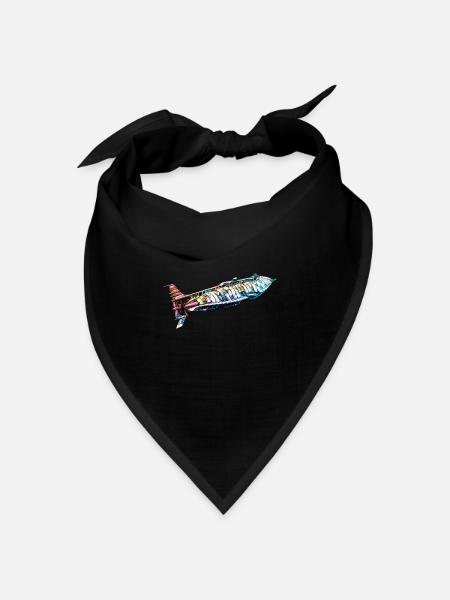 Die Nautilus nach Jules Verne - Bandana Dreieckstuch - Schwarz
