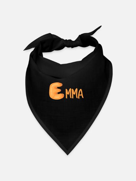 Emma - Bandana Dreieckstuch - Schwarz