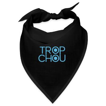 Zu süß - Bandana Dreieckstuch - Schwarz - Vorne