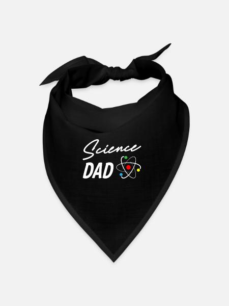Science Dad - Bandana Dreieckstuch - Schwarz