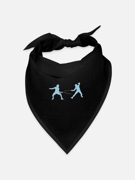 fencing - Bandana Dreieckstuch - Schwarz