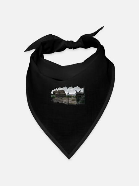 forsaken colosseo - Bandana Dreieckstuch - Schwarz
