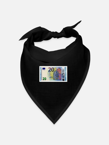 20 euro - Bandana Dreieckstuch - Schwarz