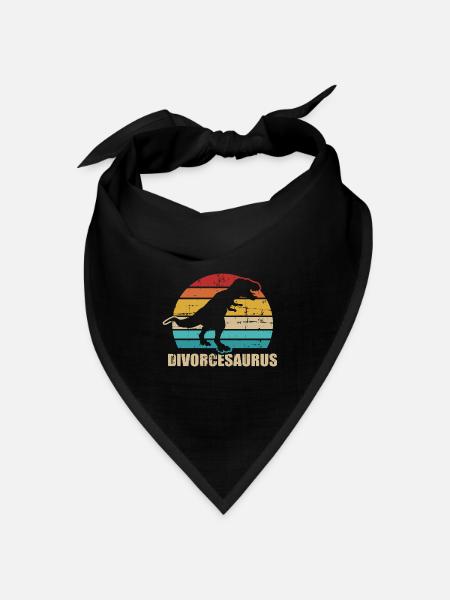 Scheidung - Bandana Dreieckstuch - Schwarz