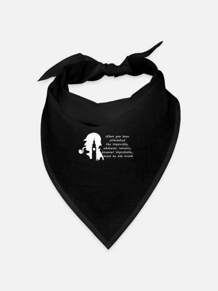 blockedTitle - Bandana Dreieckstuch - Schwarz