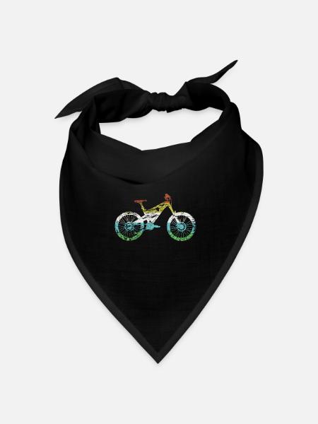 mountainbike - Bandana Dreieckstuch - Schwarz