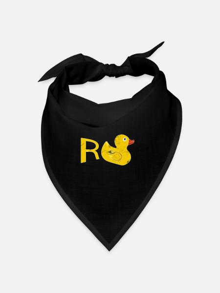 Die Rente Ente - Bandana Dreieckstuch - Schwarz