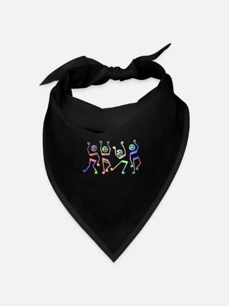 Dance - Bandana Dreieckstuch - Schwarz