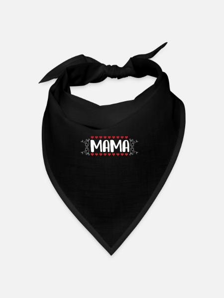MAMMA - Bandana Dreieckstuch - Schwarz