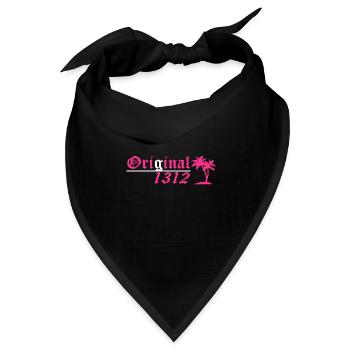 Original 1312 - Bandana Dreieckstuch - Schwarz - Vorne