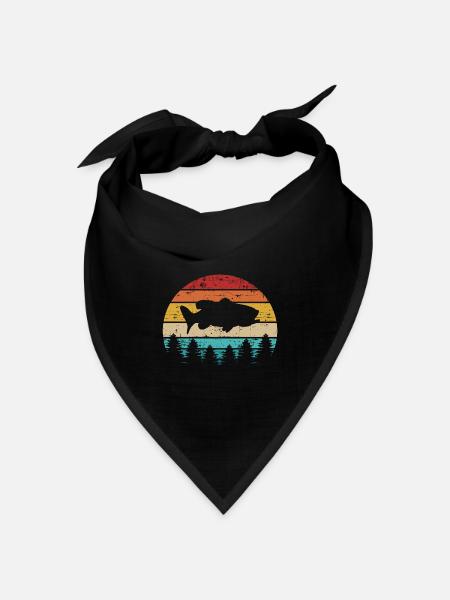 Barsch - Bandana Dreieckstuch - Schwarz