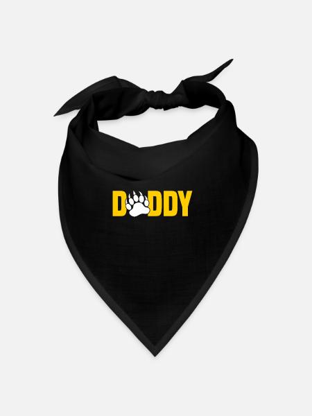Daddy - Bandana Dreieckstuch - Schwarz