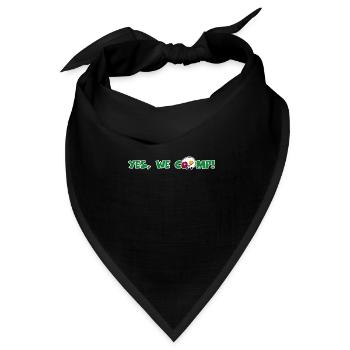 Wohndose2 - Bandana Dreieckstuch - Schwarz - Vorne