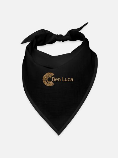 Für Ben Luca - Bandana Dreieckstuch - Schwarz
