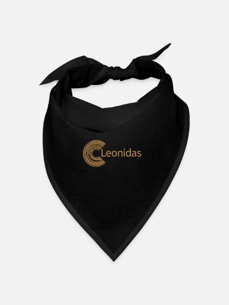 Für Leonidas - Bandana Dreieckstuch - Schwarz