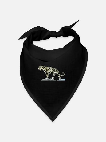 Jaguar - Bandana Dreieckstuch - Schwarz
