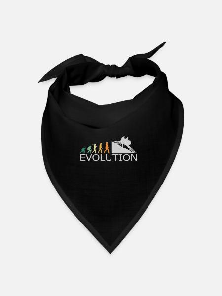 Achterbahn - Evolution Retro Vintage - Bandana Dreieckstuch - Schwarz