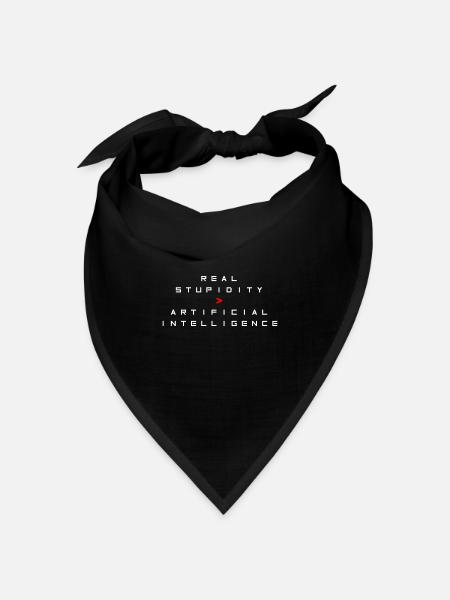 AI - Bandana Dreieckstuch - Schwarz