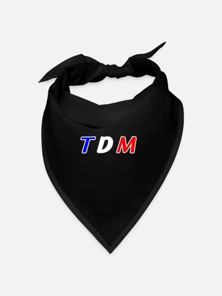 Tdm - Bandana Dreieckstuch - Schwarz