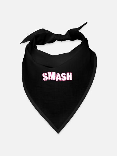 Smash - Bandana Dreieckstuch - Schwarz