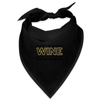 Beer Funny A Day Without Beer - Bandana Dreieckstuch - Schwarz - Vorne