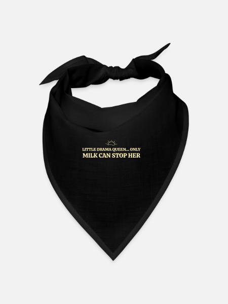 Little Drama Queen - Bandana Dreieckstuch - Schwarz