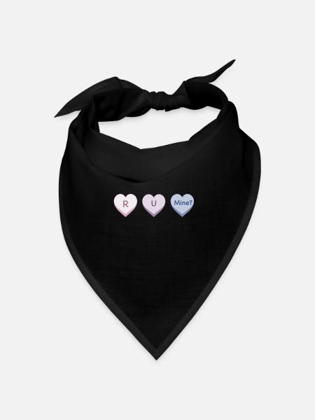R U Meins? - Bandana Dreieckstuch - Schwarz
