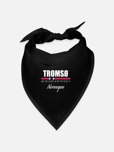 TROMSØ - Bandana Dreieckstuch - Schwarz