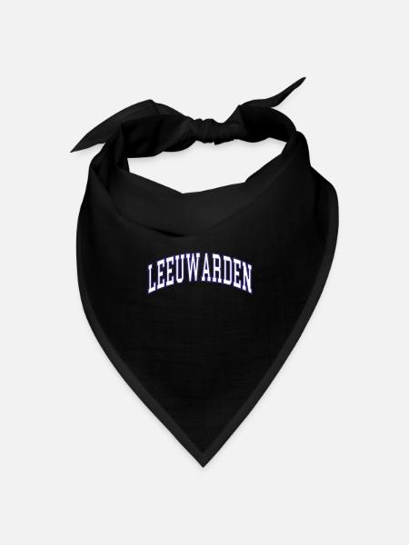 Leeuwarden - Bandana Dreieckstuch - Schwarz