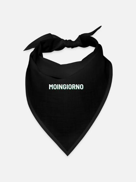 MOINGIORNO - Bandana Dreieckstuch - Schwarz