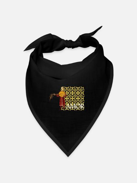 Amor - Bandana Dreieckstuch - Schwarz