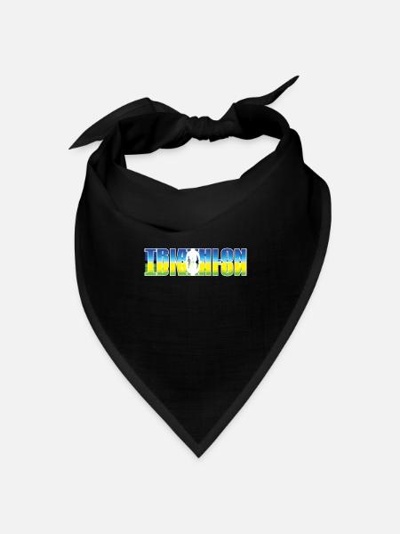 Triathlon - Bandana Dreieckstuch - Schwarz