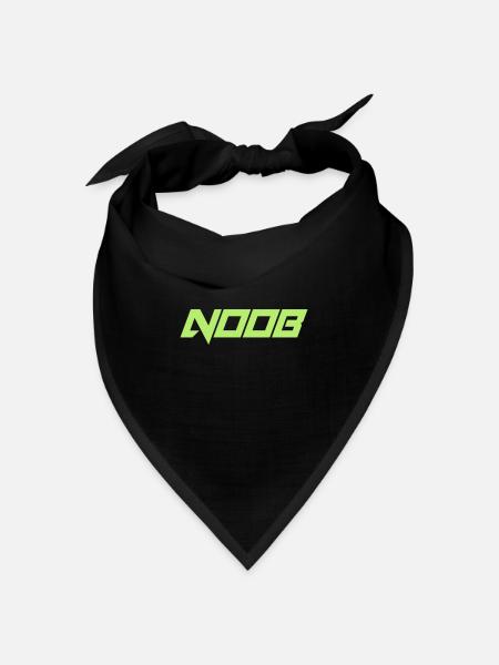 Noob - Bandana Dreieckstuch - Schwarz