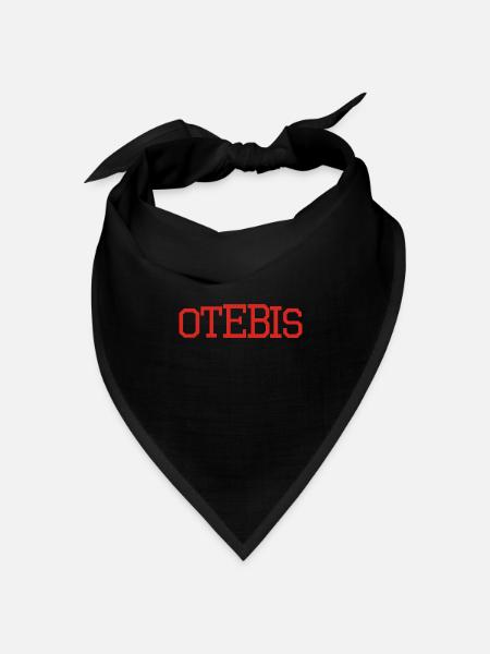 Otebis introvert russian Style - Bandana Dreieckstuch - Schwarz