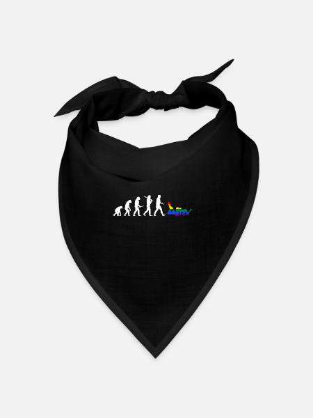 Gay Evolutio Women - EN - Bandana Dreieckstuch - Schwarz