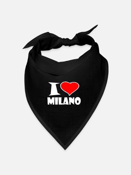 Milano - Bandana Dreieckstuch - Schwarz