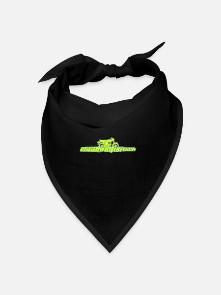 Essahnefufftsch - Bandana Dreieckstuch - Schwarz