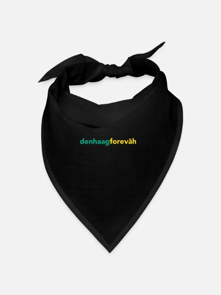 denhaagforevâh - Bandana Dreieckstuch - Schwarz