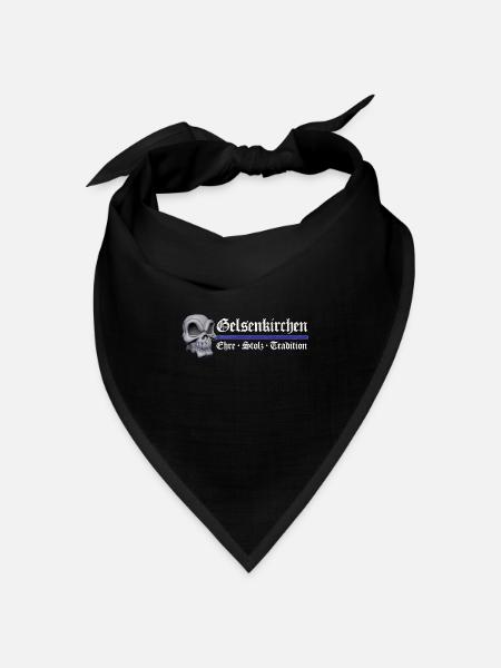 Gelsenkirchen - Ehre Stolz Tradition - Bandana Dreieckstuch - Schwarz