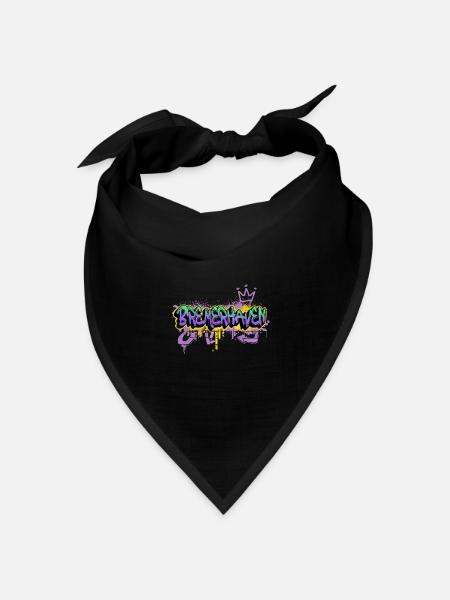 Bremerhaven Deutschland Graffiti Spray Sprayer - Bandana Dreieckstuch - Schwarz