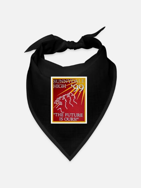 "Die Zukunft gehört uns!" - Bandana Dreieckstuch - Schwarz