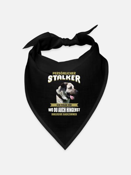 Kangal - Kangal Hund - Bandana Dreieckstuch - Schwarz