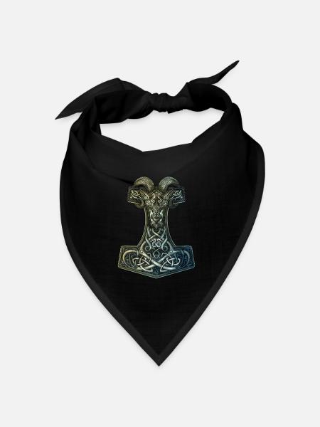 Mjölnir - Bandana Dreieckstuch - Schwarz