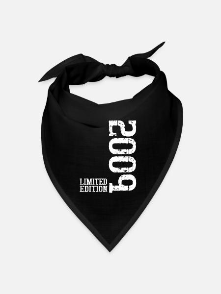2009 Jahrgang geboren Limited Edition - Bandana Dreieckstuch - Schwarz