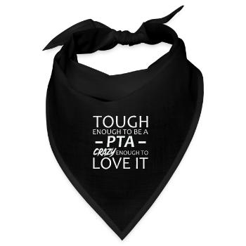 PTA Crazy Apotheke - Bandana Dreieckstuch - Schwarz - Vorne