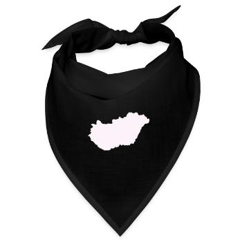 Ungarn Land - Bandana Dreieckstuch - Schwarz - Vorne